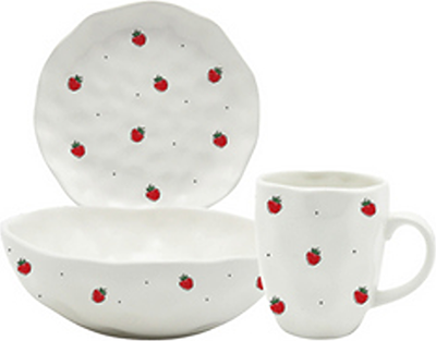 Набор столовой посуды Prima Collection Клубника со сливками / PC716SC