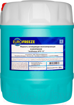 Антифриз Eurofreeze AFG 13 -35C / 55706 (20кг, зеленый)