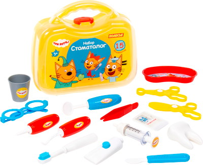 Набор доктора детский Полесье Три Кота Стоматолог / 06654