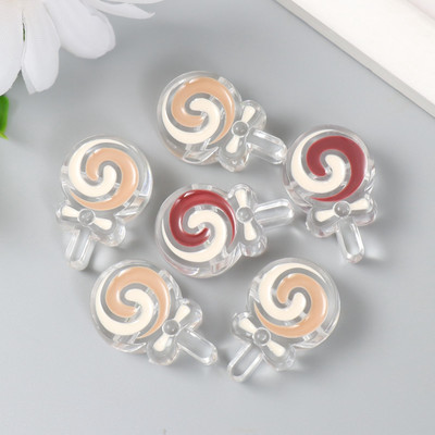 Набор бусин декоративных Арт Узор Кофейный аромат Леденец на палочке / 10883591