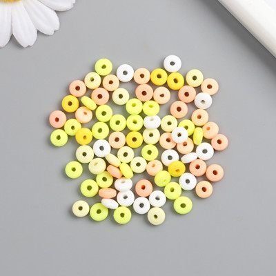 Набор бусин декоративных Арт Узор Колечки. Цитрус / 9897364