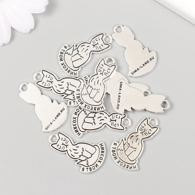 Набор подвесок декоративных Арт Узор Котик: Я твой хозяин / 10883612