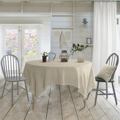 Скатерть Самойловский текстиль Текстура бежевая 144x200 / 927780