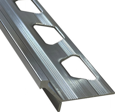 Уголок под плитку Profiling Мерседес У001 (2.7м, серебро глянец)