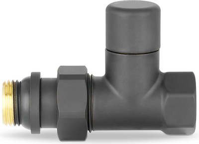 Клапан запорный Varmega Прямой 1/2" / VMDV04-210404 (черный)