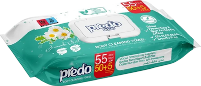 Влажные салфетки Predo Для тела (55шт)