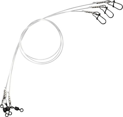 Набор поводков рыболовных Namazu d-0.50мм L-30см test- 12кг / N N-LF050-30 (3шт)