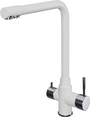 Смеситель Polygran Вега (белый хлопок)