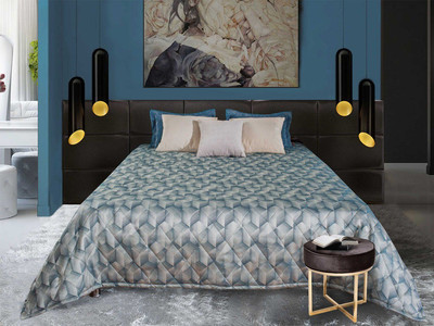 Покрывало Primavelle Livia 240х240 / 251805022-16K (кубо синий)