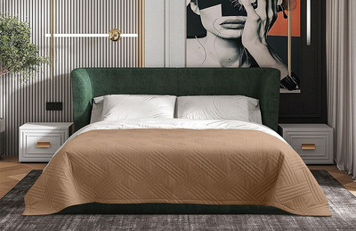 Покрывало Primavelle Velvet 220х240 / 251052224-07 (светло-коричневый)