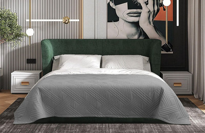 Покрывало Primavelle Velvet 220х240 / 251052224-02 (серый)