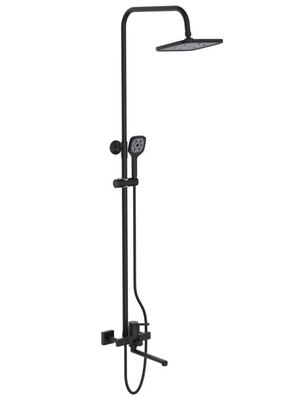 Душевая система со смесителем Econoce D35 730 / EC0734BL (черный)