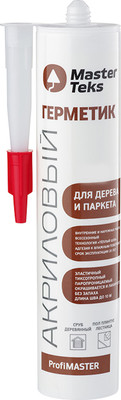 Герметик акриловый MasterTeks ProfiMaster для дерева и паркета (290мл, сосна)