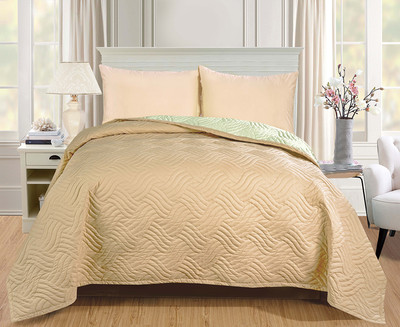 Покрывало BELLISSIMO Arti 180х200 / 2519100518-52K (косы бежево-песочный)