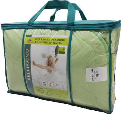 Одеяло BELLISSIMO Ультрастеп EcoBamboo 200х220 / 120019106t-23 (зеленый)