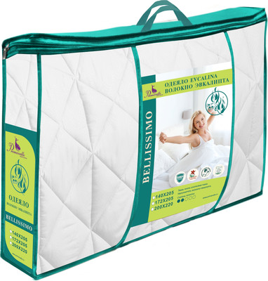 Одеяло BELLISSIMO Evcalina 200х220 / 126015206-29 (белый)