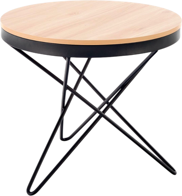 Журнальный столик Halmar Leila (натуральный/черный)