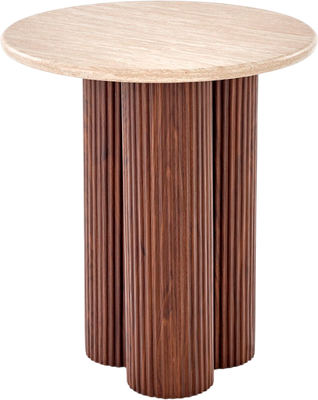 Журнальный столик Halmar Dorotea S (травертин/орех)