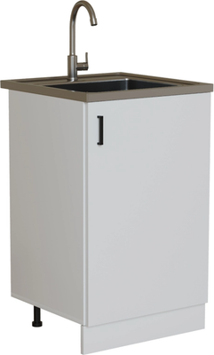 Шкаф под мойку No Brand 50 ЛДСП / 310612 (белый)