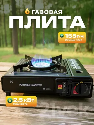 Плита туристическая Coyote ZD-155-A (черный)