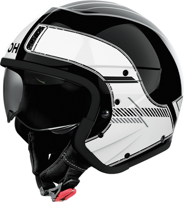 Мотошлем Airoh J110 Raster J1R39-M (M, белый глянец)