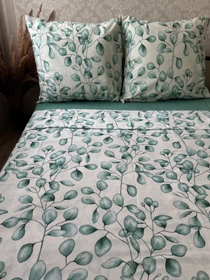 Комплект постельного белья Блакiт Эвкалипт зеленый 1.5сп 70х70 41241/0 / 609502/571112 К