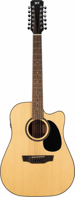 Электроакустическая гитара JET JDEC-255/12 OP