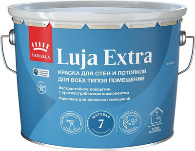 Краска Tikkivala Luja Extra A (9л, матовый)