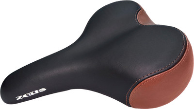 Сиденье для велосипеда ZeuS Z-8002 City Bike (черный/коричневый)