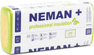 Минеральная вата Неман+ П-18 1220x610x50мм