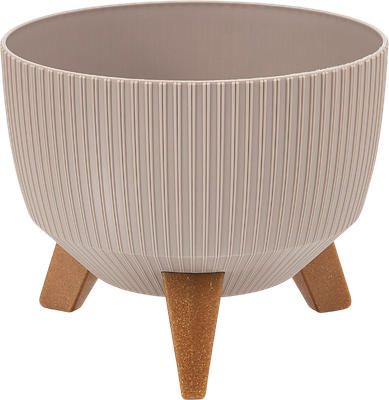 Кашпо Эльфпласт Vinto / ЕР662 (12.4л, темно-бежевый GU 055)