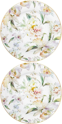 Набор тарелок Elan Gallery Корнелия / 730835 (New Bone China)