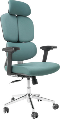 Кресло геймерское Jiqiao R6001-ЧЗ (черный/бирюзовый)