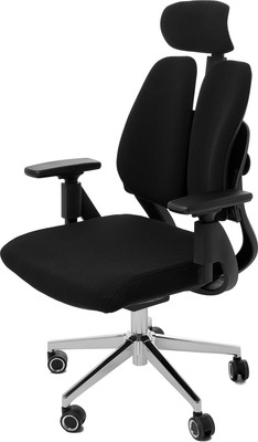 Кресло геймерское Jiqiao R6015 (черный/черный)