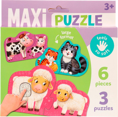 Развивающая игра Sima-Land Tactile maxi puzzle / 10284241