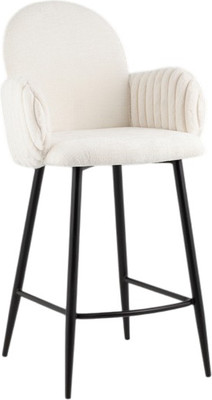 Стул барный Stool Group Wave Stripes / VB006-2 0917-0006/Fl-100 (букле белый)