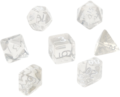Набор кубиков для настольной игры Время игры Дайсы для ДнД / 9482835 (7шт)