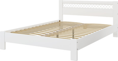 Полуторная кровать Bravo Мебель Шейла 120х200 (белый античный)