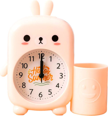 Настенные и настольные часы ILikeGift Cute Bunny / HS-631-2 (розовый)