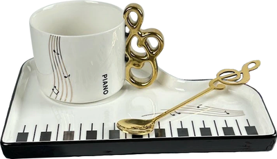 Чашка с блюдцем Lenardi 164-037