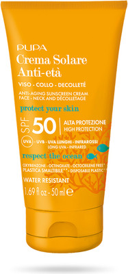 Крем солнцезащитный Pupa Anti-Aging Sunscreen Cream SPF 50 (50мл)