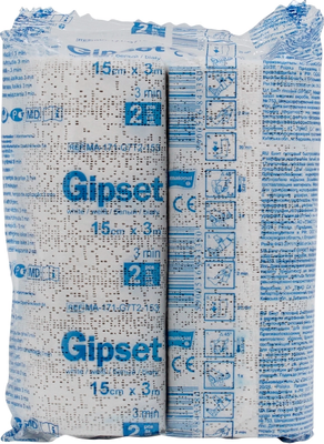 Бинт Matopat Gipset №2 гипсовый быстросхватываемый 3м 15см