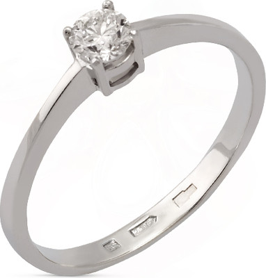 Кольцо из белого золота Кристалл CG46600226773 0001 (р.17, с фианитом)