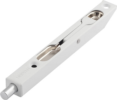 Шпингалет торцевой Нора-М Ригель 5 1/2" (белый, хедер)