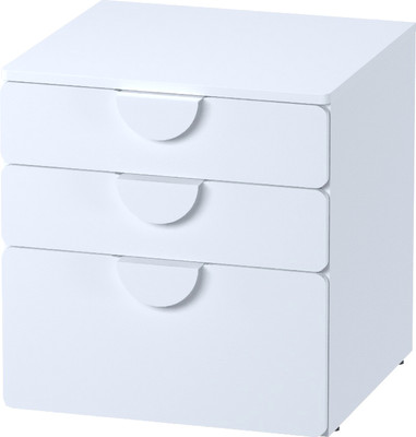 Комод Mebelain Пикси 3 ящика (робкий подснежник)