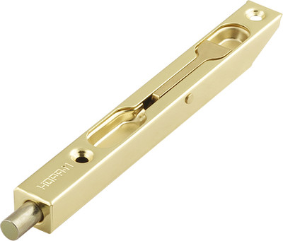 Шпингалет торцевой Нора-М Ригель 5 1/2" (золотистый, хедер)