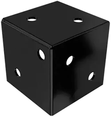 Опора бруса Domax GPPS 85 85x85 / 960781 (черная)