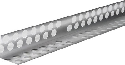 Уголок штукатурный Profigips Алюминиевый перфорированный 25х25x2500мм 0.25мм