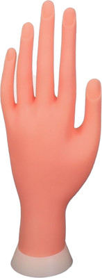Рука тренировочная для маникюра Queen Fair С гнущимися пальцами / 5222108 (бежевый)