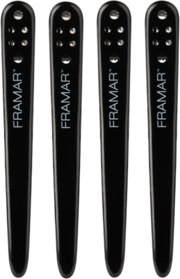 Набор зажимов для волос FRAMAR Big Bite Clips Black (4шт)